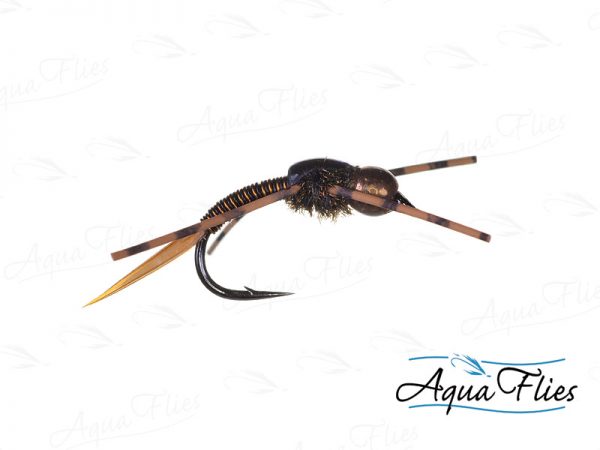 Nymphs for steelhead and sea-run brown trout in Tierra del Fuego