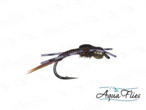 Nymphs for steelhead and sea-run brown trout in Tierra del Fuego